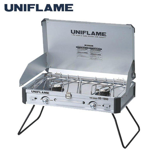 UNIFLAME(ユニフレーム)の新品UNIFLAMEツインバーナーUS-1900 スポーツ/アウトドアのアウトドア(ストーブ/コンロ)の商品写真