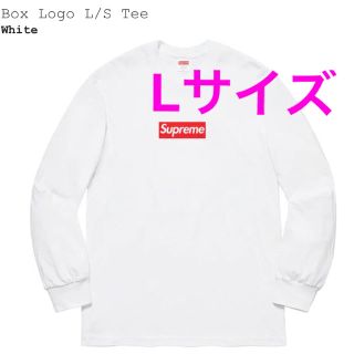 supreme Box Logo L/S Tee white Lサイズ