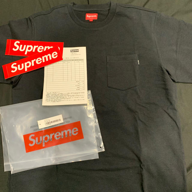 新品　Supreme Pocket Tee 19SS POCKET TEE