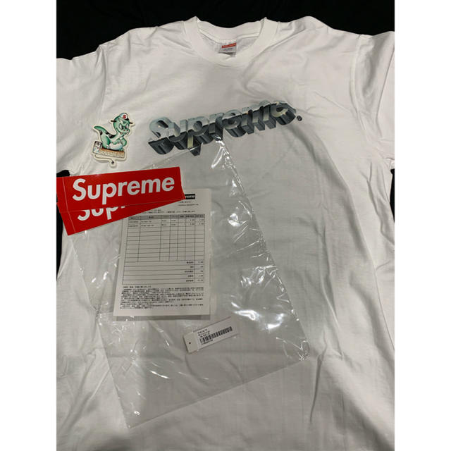 Supreme(シュプリーム)の新品　supreme  Chrome Logo Tee メンズのトップス(Tシャツ/カットソー(半袖/袖なし))の商品写真