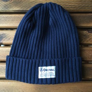 オーシバル(ORCIVAL)の未使用【ORCIVAL】ニット帽/ネイビー(ニット帽/ビーニー)