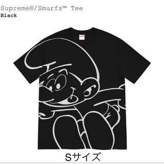 シュプリーム(Supreme)のsupreme smurfs tee black  Sサイズ(Tシャツ/カットソー(半袖/袖なし))