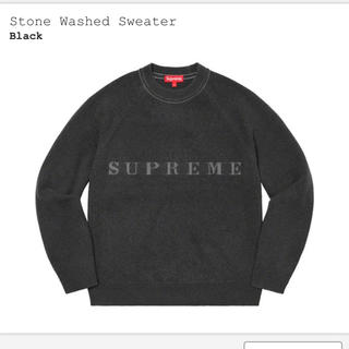 シュプリーム(Supreme)のsupreme Stone Washed Sweater サイズXL(ニット/セーター)