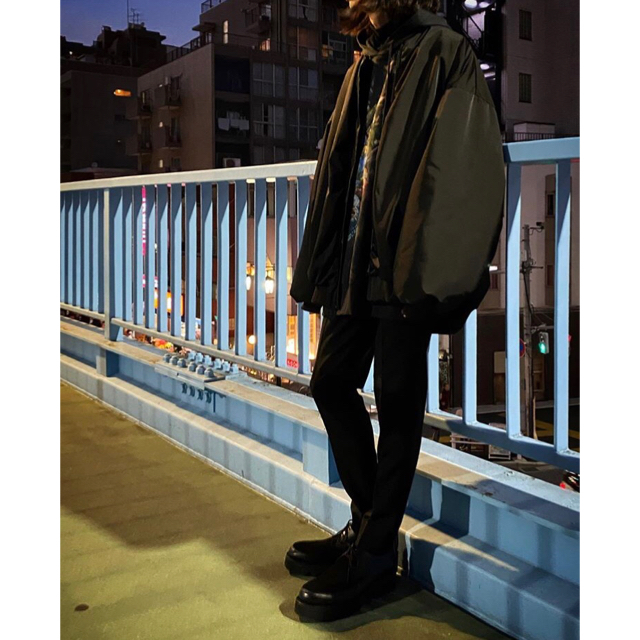 BLACKサイズ44肩幅19AW 今期新作 LAD MUSICIAN BIG MA-1 44