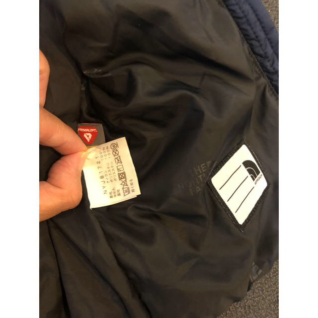 THE NORTH FACE(ザノースフェイス)の【kuku様専用】ノースフェイス  150 ダウンベスト　ネイビー キッズ/ベビー/マタニティのキッズ服男の子用(90cm~)(ジャケット/上着)の商品写真