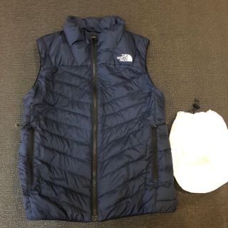 ザノースフェイス(THE NORTH FACE)の【kuku様専用】ノースフェイス  150 ダウンベスト　ネイビー(ジャケット/上着)