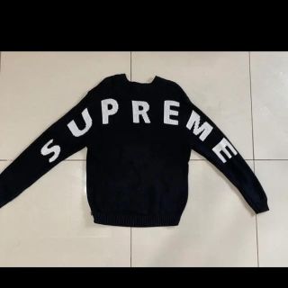 シュプリーム(Supreme)のsupreme back logo sweater north face ニット(ニット/セーター)