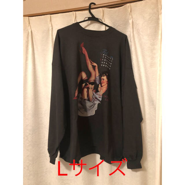 dairiku ロングTシャツ ピンラップガール