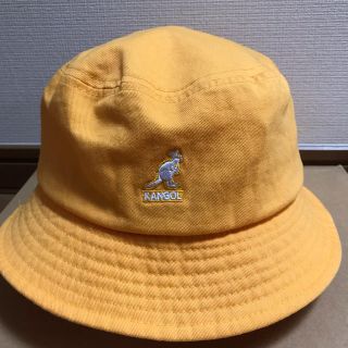 カンゴール(KANGOL)の【半額】KANGOL バケットハット 黄色 Mサイズ(ハット)