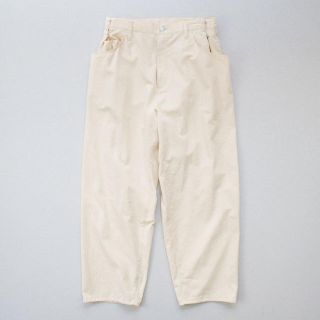 サンシー(SUNSEA)のstein EX WIDE HOOCKED DENIM JEANS WHITE(デニム/ジーンズ)