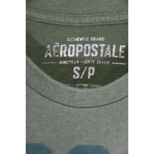 AEROPOSTALE(エアロポステール)のプロフ必読AEROPOSTALEグリーンT S/USAgoodデザイン一点物 メンズのトップス(Tシャツ/カットソー(半袖/袖なし))の商品写真