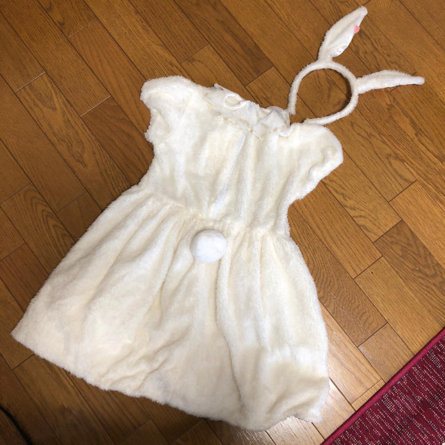 claire's(クレアーズ)の白うさぎ ハロウィン 仮装 キッズ/ベビー/マタニティのキッズ服女の子用(90cm~)(ワンピース)の商品写真