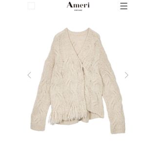 アメリヴィンテージ(Ameri VINTAGE)のAMERI 2WAY DISTORTION CABLE CARDIGAN(カーディガン)