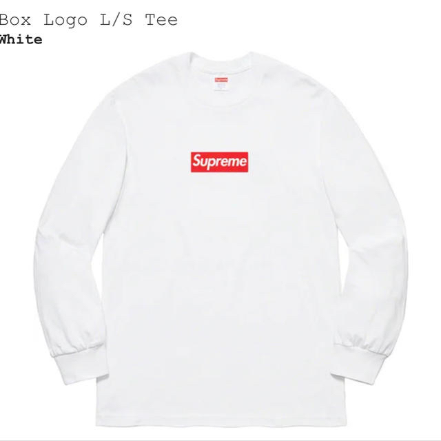 supreme Box Logo L/S Tee シュプリーム ボックスロゴTシャツ/カットソー(七分/長袖)