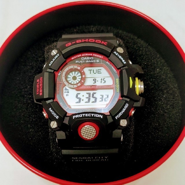 G-SHOCK(ジーショック)のG-SHOCK MASTER OF G RANGEMAN 緊急消防援助隊 新品 メンズの時計(腕時計(デジタル))の商品写真