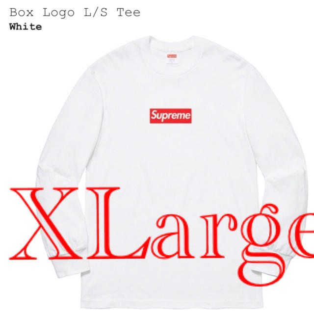 Supreme Box Logo L/S Tee White ボックスロゴ XL2020FWWEEK7購入先