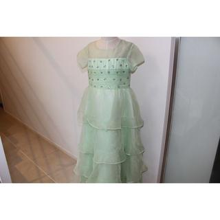 薄いグリーンのドレス１４０(ドレス/フォーマル)