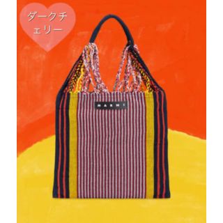 マルニ(Marni)のMARNI  ハンモックバッグ　ダークチェリー 新品タグ付き(ショルダーバッグ)