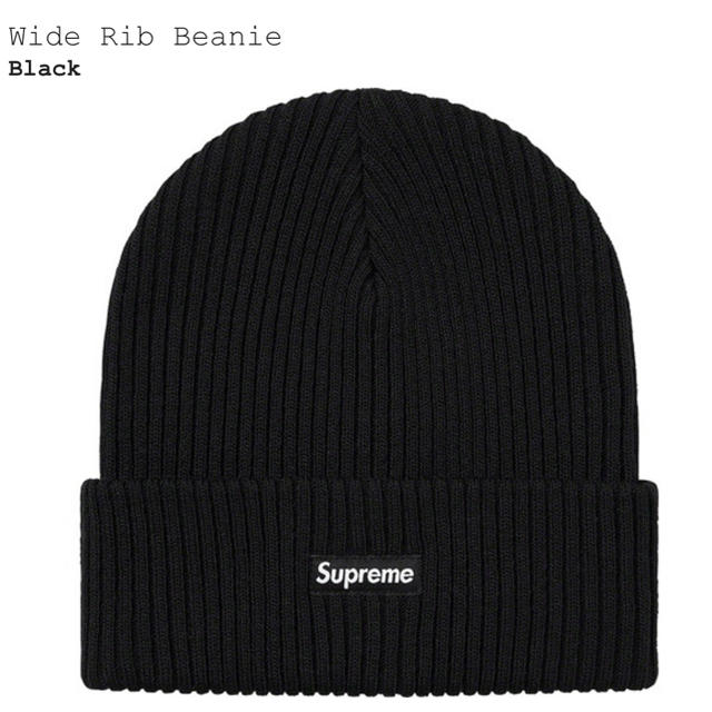20aw Wide Rib Beanie COLOR/STYLE：Black
