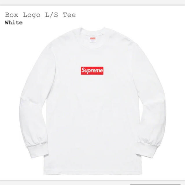 Supreme Box Logo L/S Tee sサイズ - Tシャツ/カットソー(七分/長袖)