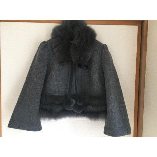 トゥービーシック(TO BE CHIC)のTO BE CHIC　ショートジャケット(ノーカラージャケット)