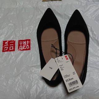 ユニクロ(UNIQLO)のユニクロ ポインテッド フラットシューズ(バレエシューズ)