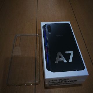 ギャラクシー(Galaxy)のGALAXYA7  ギャラクシーA7ブラック64G   楽天モデル　一括購入品(スマートフォン本体)