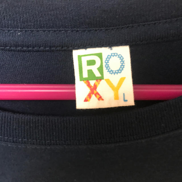 Roxy(ロキシー)の☆値下げ・新品未使用・Lサイズ☆ロキシー　ROXY ロンT カットソー　ネイビー レディースのトップス(Tシャツ(長袖/七分))の商品写真