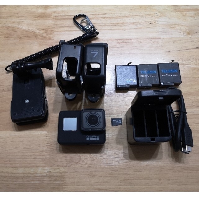 gopro hero 7 black 国内正規品 スペアバッテリー付属ビデオカメラ