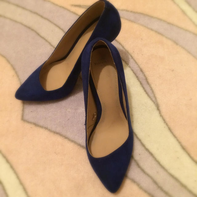 ZARA(ザラ)のZARAヒール♡ブルー レディースの靴/シューズ(ハイヒール/パンプス)の商品写真