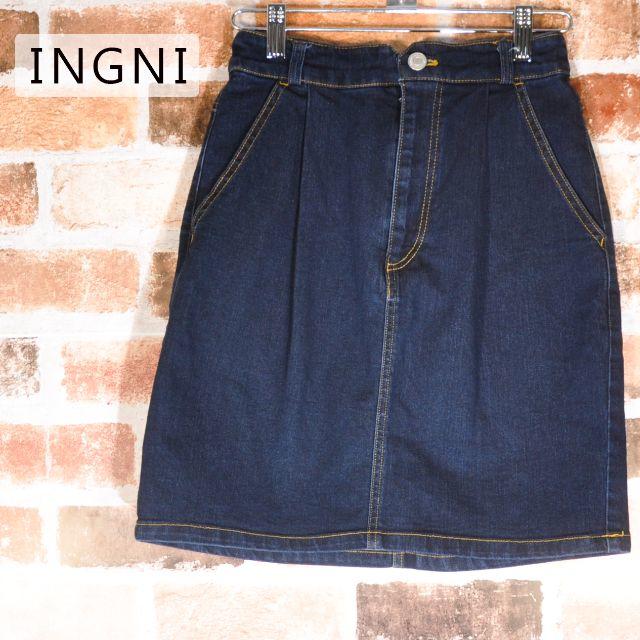 INGNI(イング)のINGNI イング デニムミニスカート レディースのスカート(ミニスカート)の商品写真