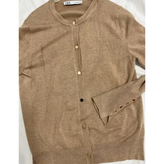 ザラ(ZARA)の試着のみ　ZARA ニットカーディガン(カーディガン)