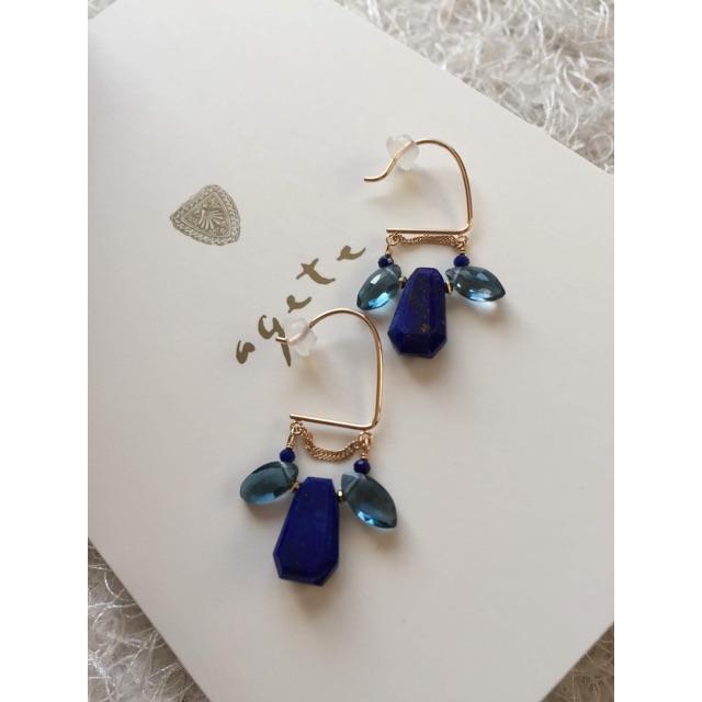 ☆新春福袋2022☆ agete - aki☆アガット2019 ラピスラズリ ピアス