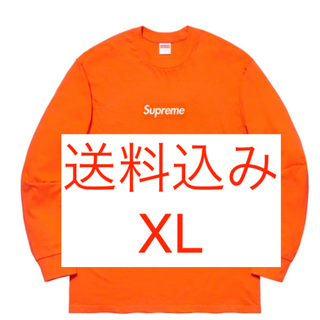 シュプリーム(Supreme)のXL Supreme Box Logo L/S Tee Orange 国内正規品(Tシャツ/カットソー(七分/長袖))