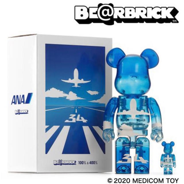 エンタメ/ホビーANA BE@RBRICK ベアブリック 100% 400% 3つセット