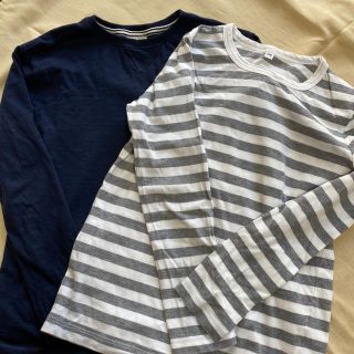 ザラキッズ(ZARA KIDS)の長袖シャツ　2枚セット　無印&ZARA boys(Tシャツ/カットソー)