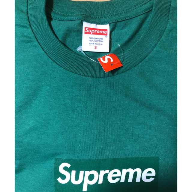 S 国内正規品 Supreme Box Logo L/S TeeTシャツ/カットソー(七分/長袖)