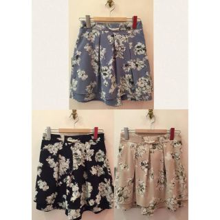 ミッシュマッシュ(MISCH MASCH)の＊美品＊ミッシュマッシュ パール付き花柄キュロット(キュロット)