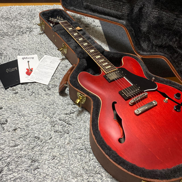 Gibson - Gibson Memphis ES-335 stain red 2015年製