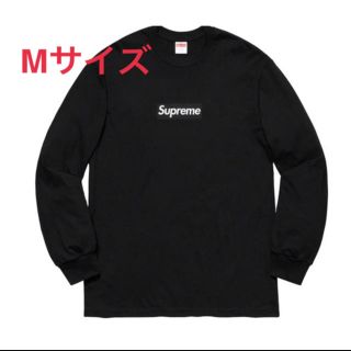 シュプリーム(Supreme)のsupreme Box Logo L/S Tee black mサイズ(Tシャツ/カットソー(七分/長袖))