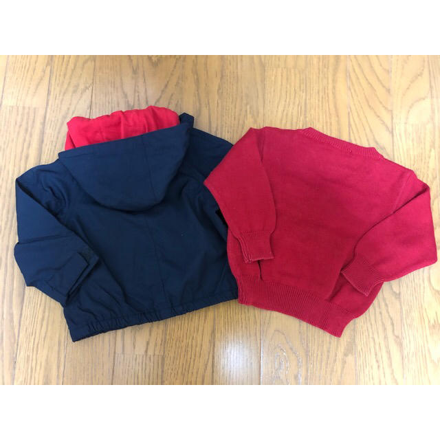 Ralph Lauren(ラルフローレン)のラルフローレン ジャンバー、ニットセーター（80） キッズ/ベビー/マタニティのベビー服(~85cm)(ジャケット/コート)の商品写真