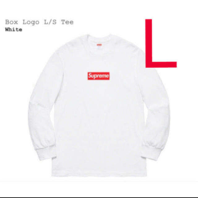 Supreme(シュプリーム)のsupreme Box Logo L/S Tee 20aw  登坂広臣着用 メンズのトップス(Tシャツ/カットソー(七分/長袖))の商品写真