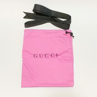 グッチ(Gucci)のGUCCI グッチの小袋とリボン2点セット(ショップ袋)