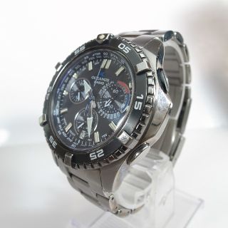 カシオ(CASIO)のカシオ　オシアナス　カシャロ　OCW-P500  電波ソーラー(腕時計(アナログ))