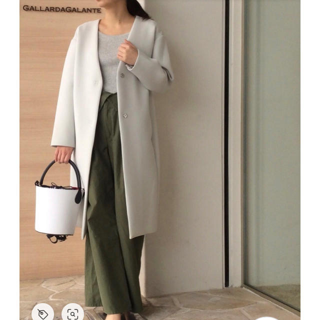 GALLARDAGALANTE ボンディングvコート ノーカラーコート www