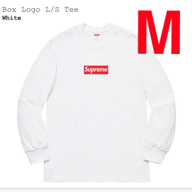 Supreme Box Logo L/S Tee シュプリーム ボックス ロゴWhiteSIZE