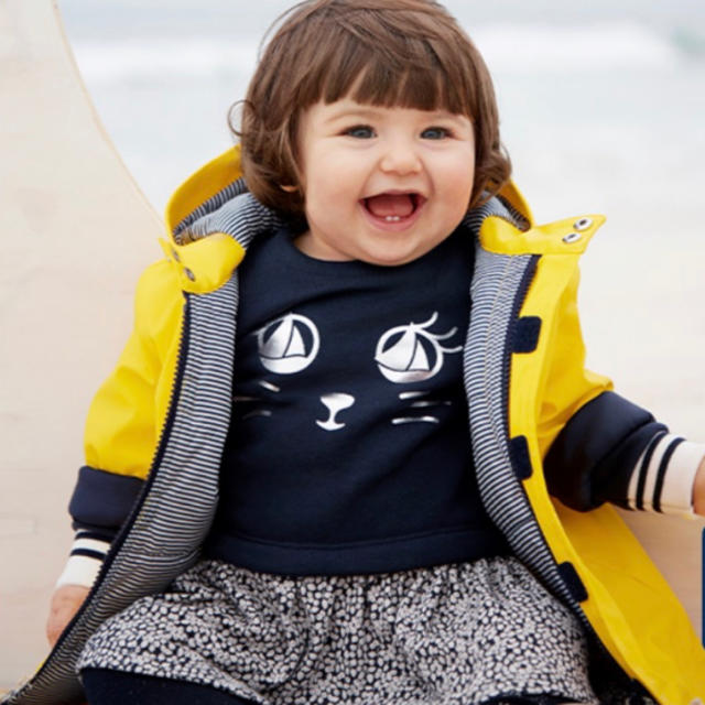 PETIT BATEAU(プチバトー)の専用　プチバトー　新品タグ付きワンピース　24m/86cm キッズ/ベビー/マタニティのキッズ服女の子用(90cm~)(ワンピース)の商品写真