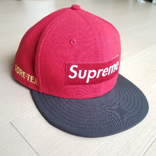 【おしゃれ】 Supreme - cap logo box newera 5/8】Supreme 【7 キャップ