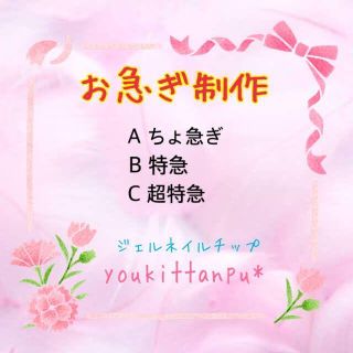 お急ぎ制作【Aちょ急ぎ】【B特急】【C超特急】＊youkittanpu*(ネイルチップ)