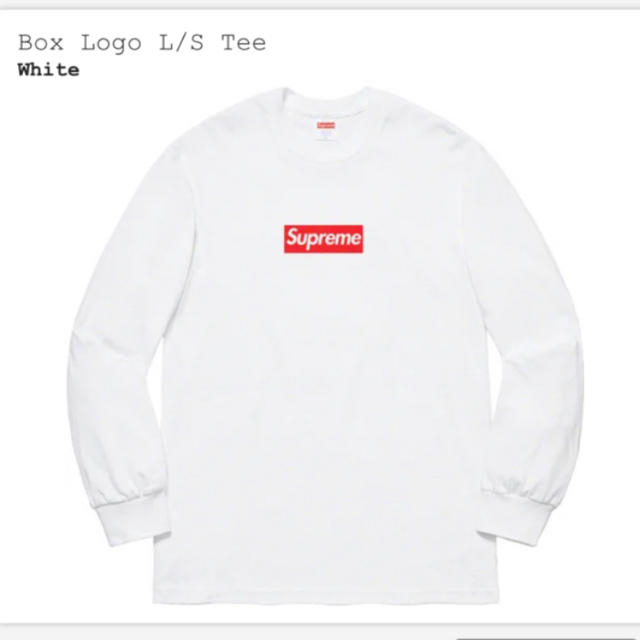 Supreme Week7 Box Logo L/S Tee size S